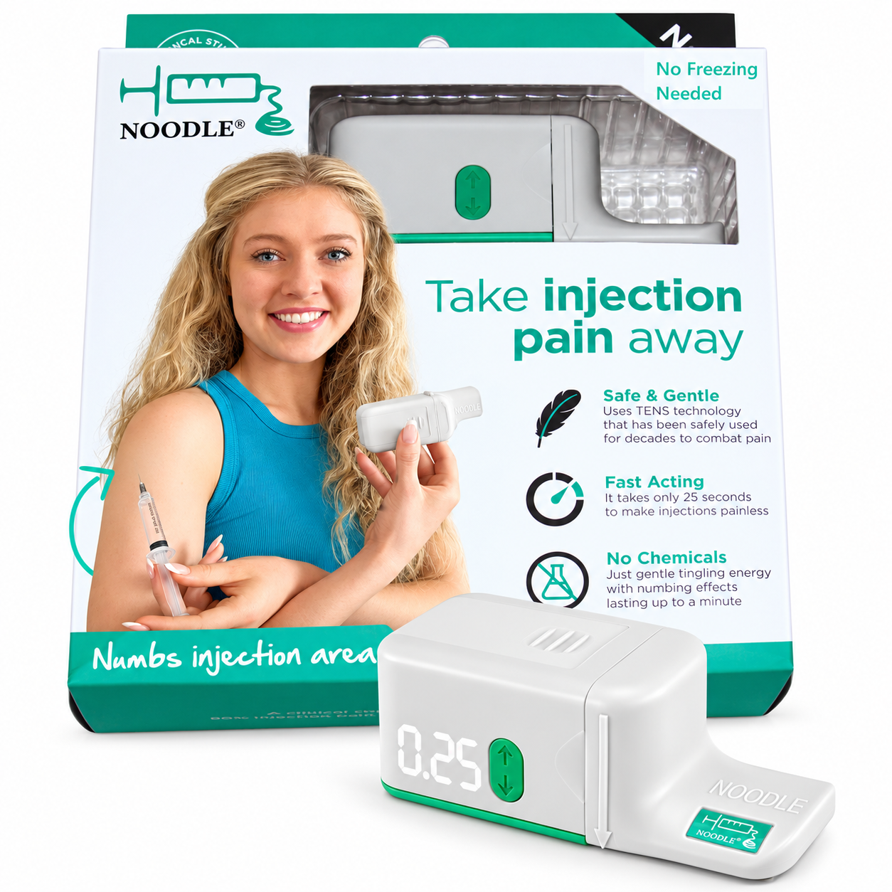 Noodle injection aid and product package